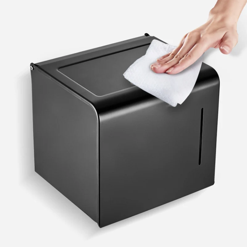 Kit de accesorios de baño negro moderno, barra de toalla, estante de baño, juego de accesorios para baño Clearhalo