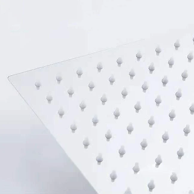 Kit de ducha contemporáneo Cabina de ducha en forma de arco enmarcada templada transparente Blanco Clearhalo