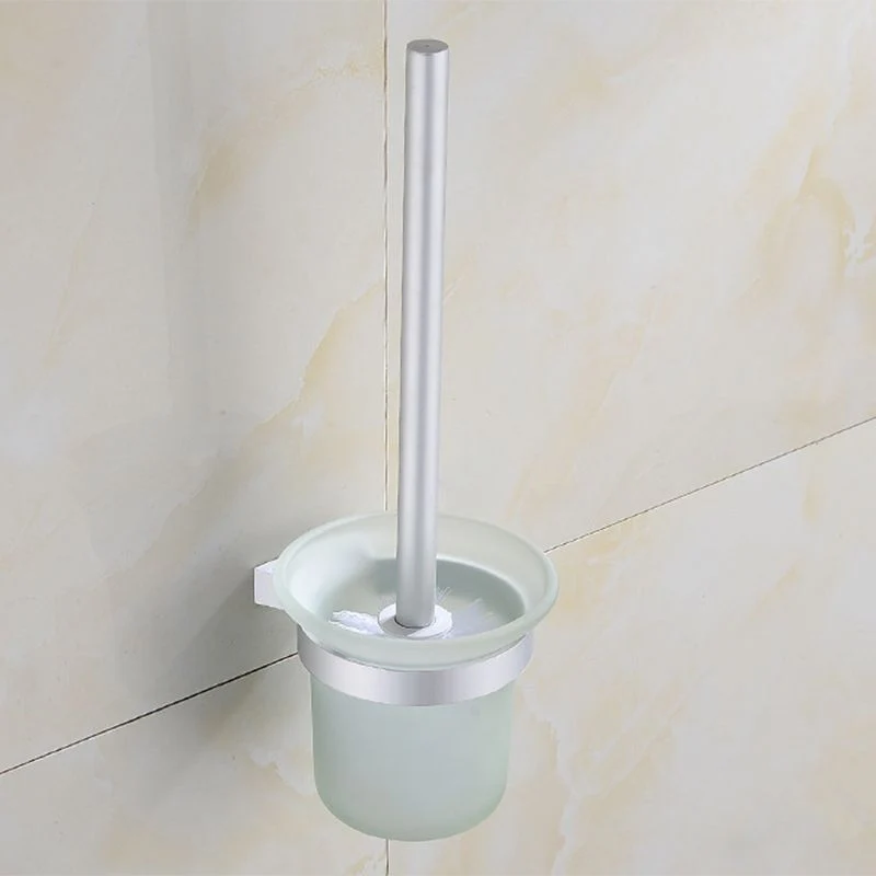 Kit moderno de accesorios de baño con estante de baño y soporte de papel de acero inoxidable Clearhalo