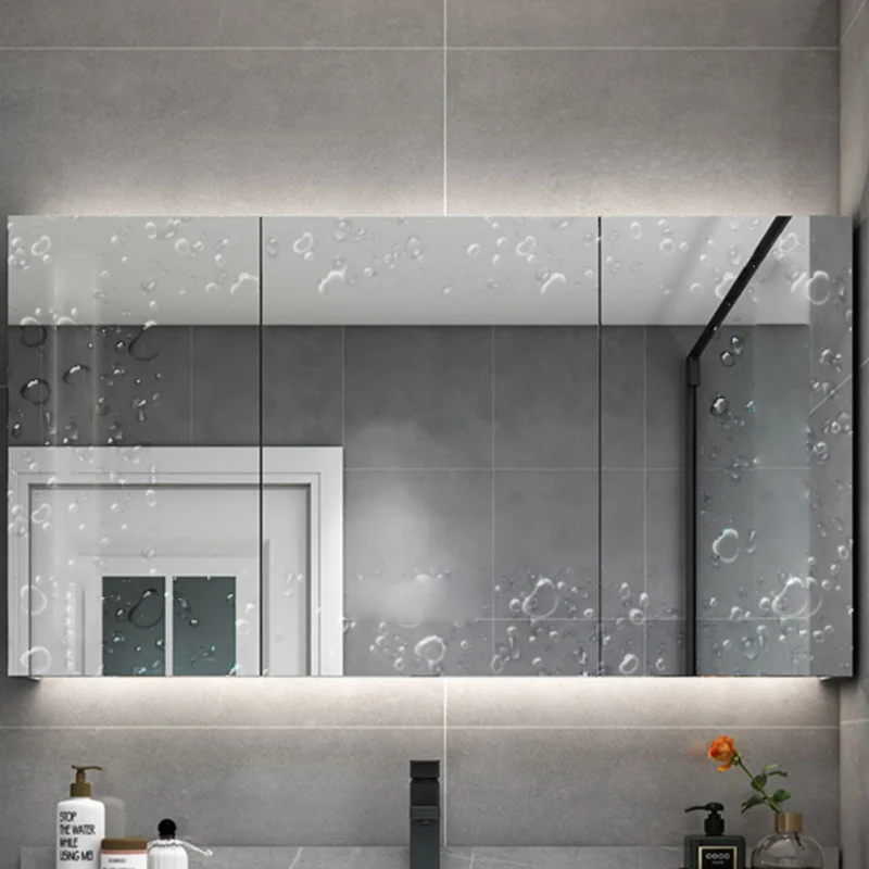 Lavabo de baño moderno, tocador gris montado en la pared, estándar con dos cajones Clearhalo