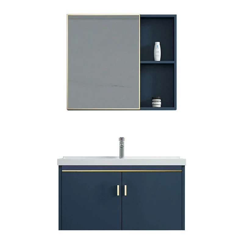 Lavabo de montaje en pared incluido tocador de baño con grifo para baño Clearhalo