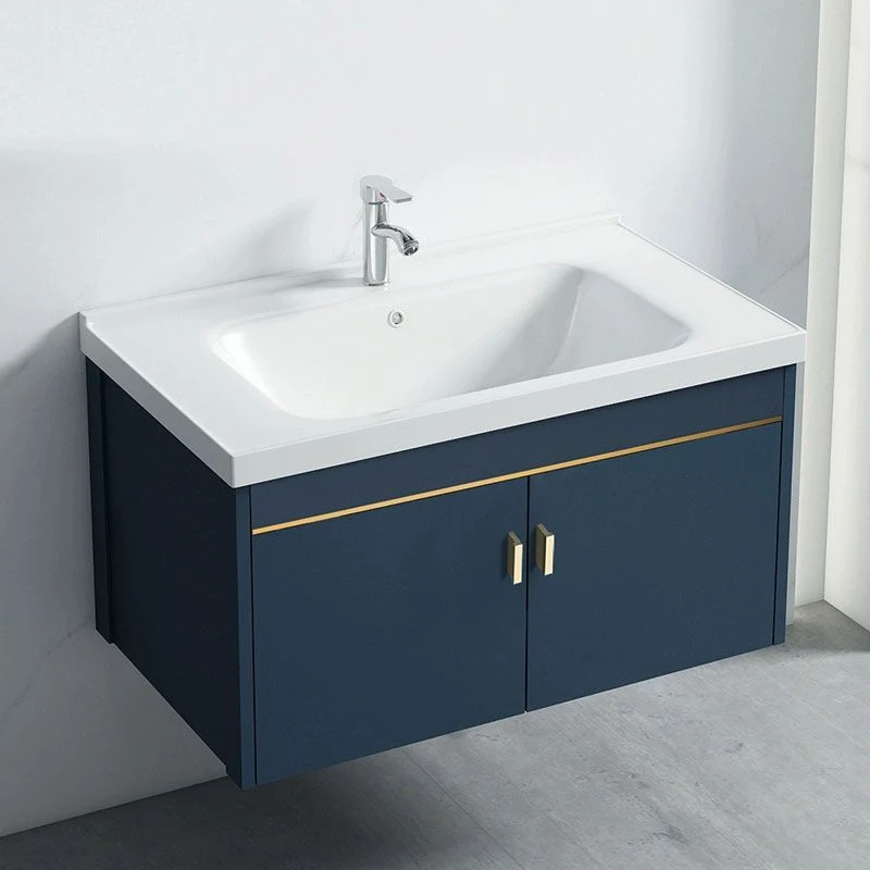 Lavabo de montaje en pared incluido tocador de baño con grifo para baño Clearhalo