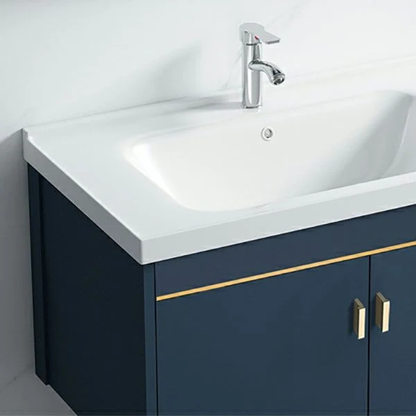 Lavabo de montaje en pared incluido tocador de baño con grifo para baño Clearhalo