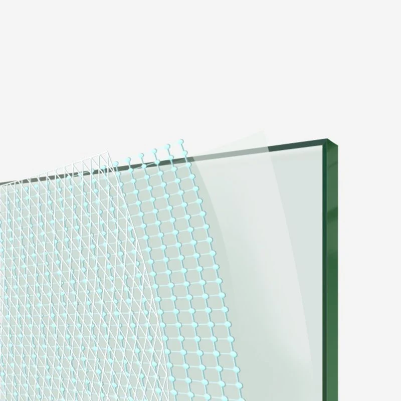 Mampara de baño con partición de vidrio sin marco, panel de vidrio de media partición para baño minimalista Clearhalo