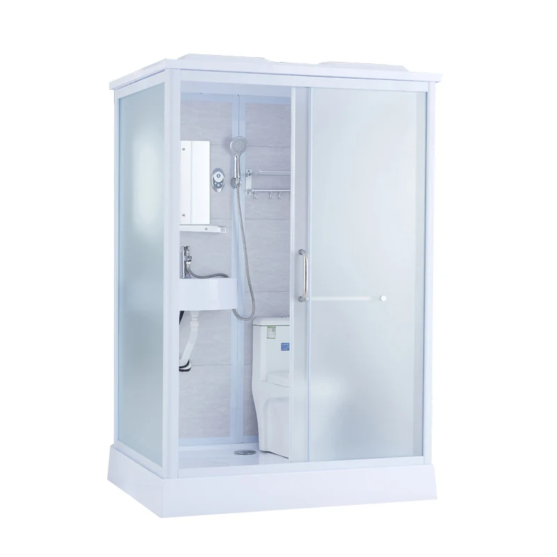 Mampara de ducha esquinera enmarcada Mampara de ducha rectangular con grifo incluido Clearhalo