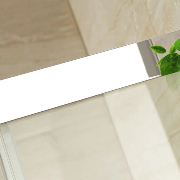 Mampara de ducha redondeada de vidrio templado con puerta de ducha Mampara de ducha de esquina Clearhalo