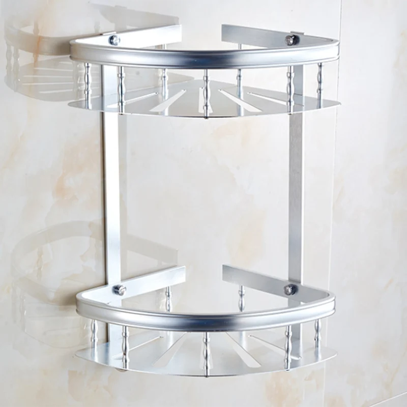 Moderno juego de accesorios de baño de 5/6 piezas con estante para baño/ganchos para bata/barra para toallas Clearhalo