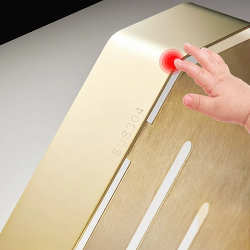 Moderno juego de accesorios para baño de 3 piezas en acero inoxidable, estante para baño Clearhalo
