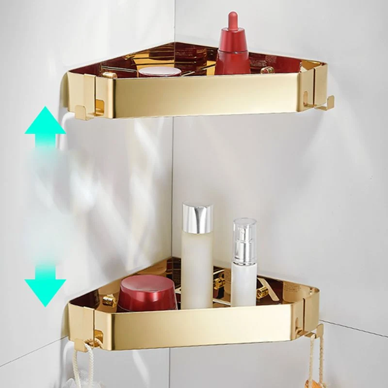 Moderno juego de accesorios para baño de 3 piezas en acero inoxidable, estante para baño Clearhalo