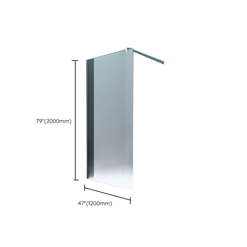 Panel de vidrio fijo transparente fijo simple Panel de vidrio fijo sin marco Clearhalo
