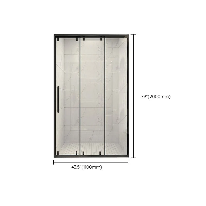 La sola puerta de ducha de desplazamiento del marco 8m m transparente moderó la puerta del baño de la ducha Clearhalo