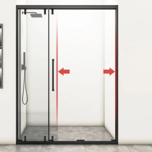 La sola puerta de ducha de desplazamiento del marco 8m m transparente moderó la puerta del baño de la ducha Clearhalo