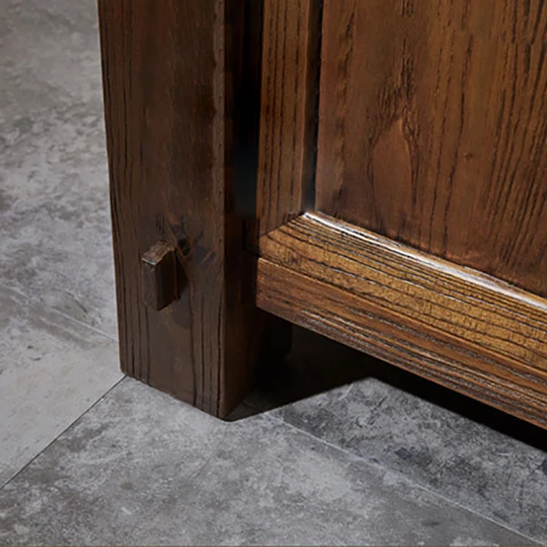 Tocador de baño de madera moderno, lavabo independiente con espejo Rojo Clearhalo