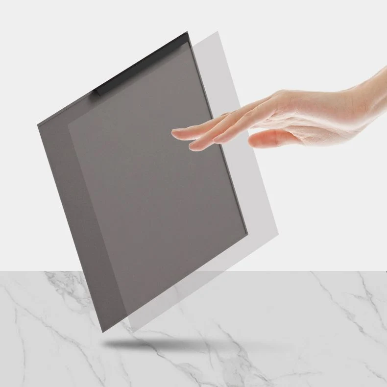 Tocador de baño rectangular moderno con marco de metal y lavabo de un solo lavabo Clearhalo