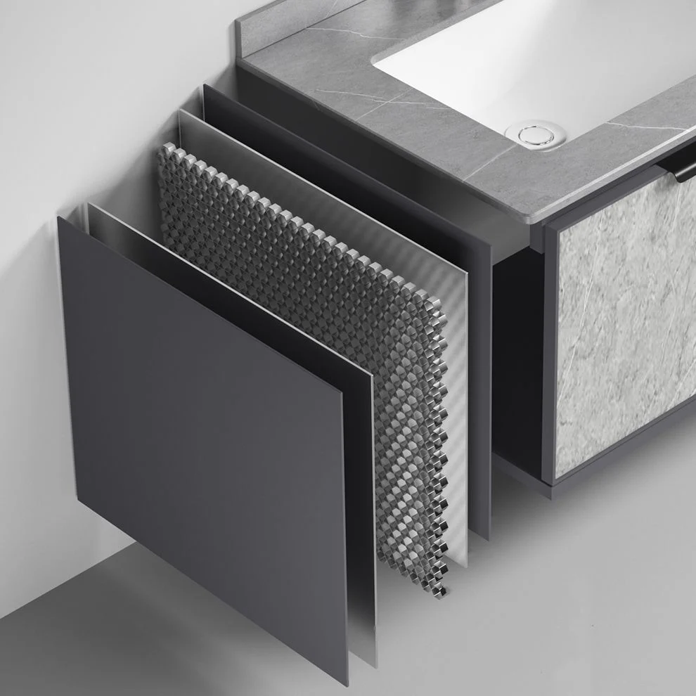 Tocador de lavabo de baño moderno, grifo de tocador de lavabo de baño montado en la pared incluido Clearhalo