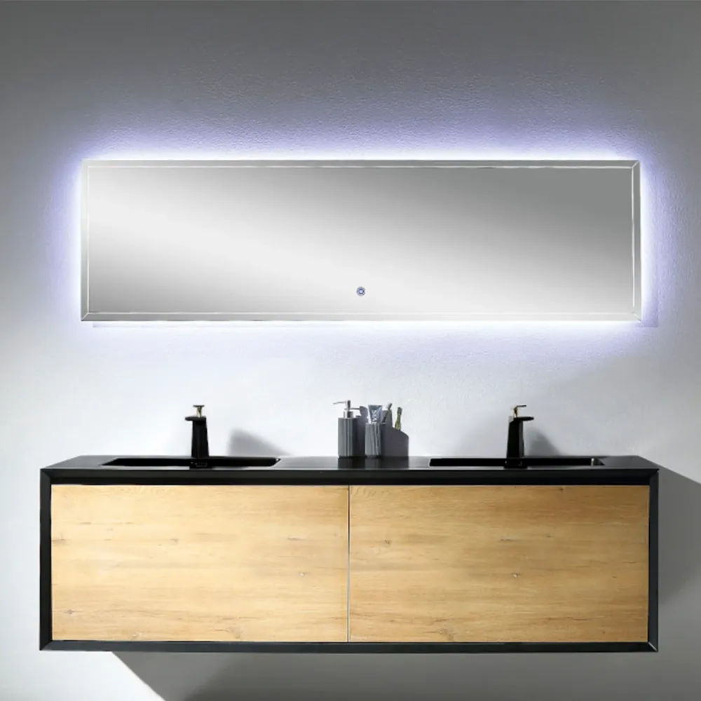 Colgador de Toallas MUEBLE PARA BAÑO FENIX LED 150 ROBLE