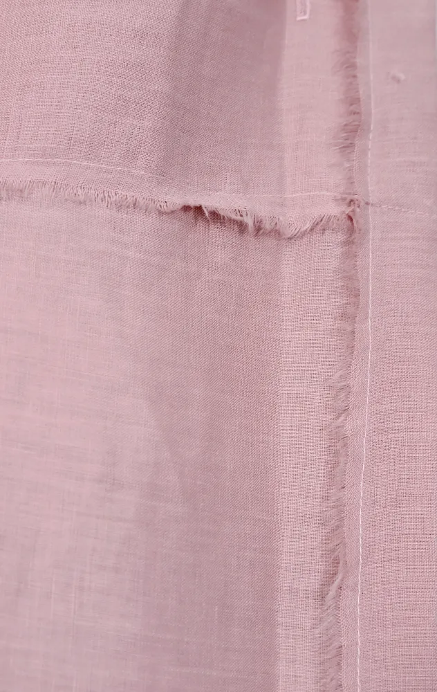 CORTINA DE BAÑO LINO DESFLECADO ROSA PALO Complementa Diseño