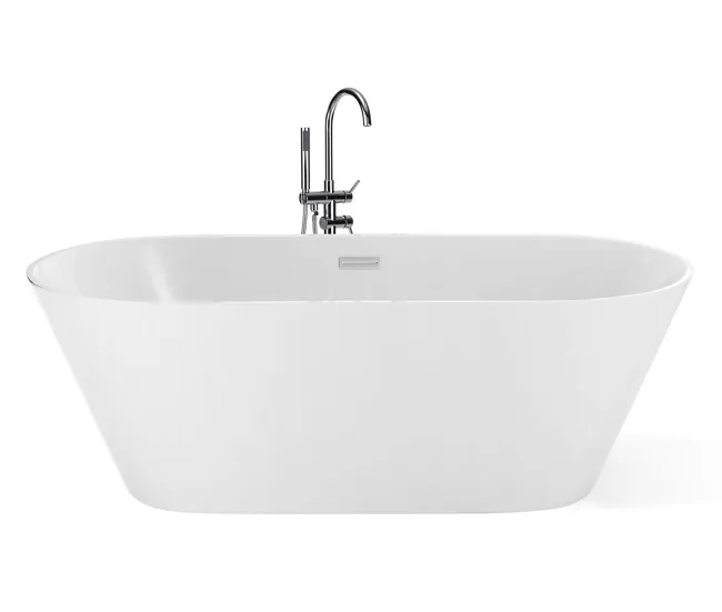 Con Certificación CE Bañera de acrílico blanco/plateado 150 cm HAVANA