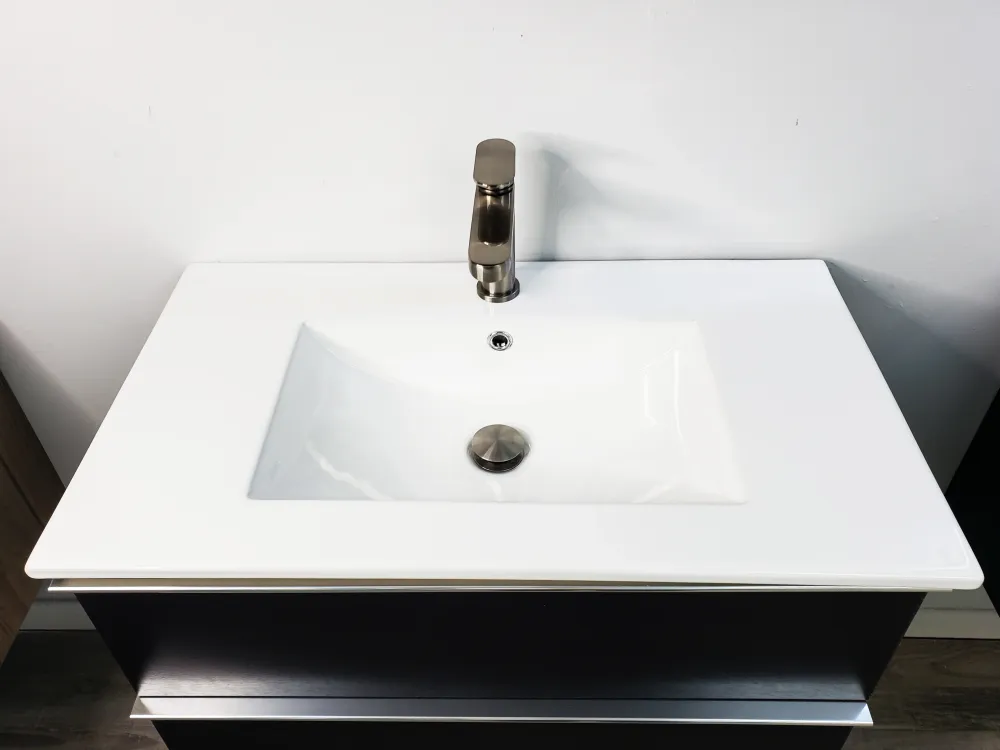 Con Certificación CE Mueble de baño en PVC (HKS128046AWE)