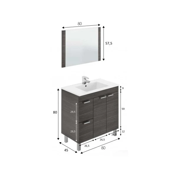 Conjunto BAÑO AKTIVA BLANCO - Envio DE BALDE