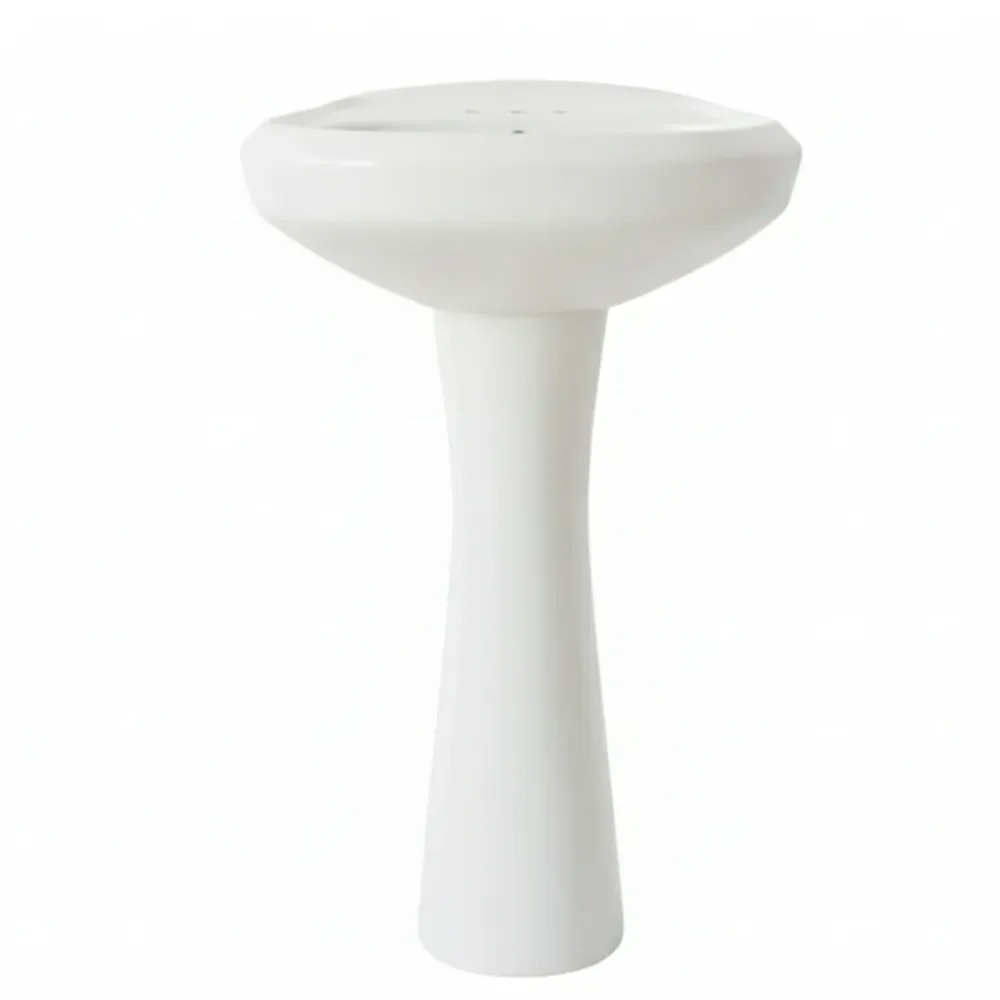 FUENTE Y PEDESTAL CORONA VIENNA 4" BLANCO