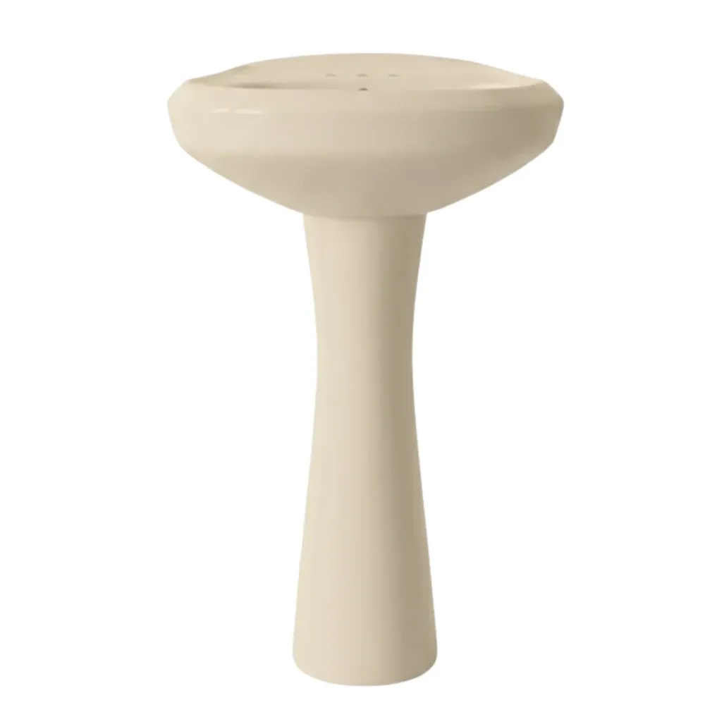 FUENTE Y PEDESTAL VIENNA 4" HUESO CORONA
