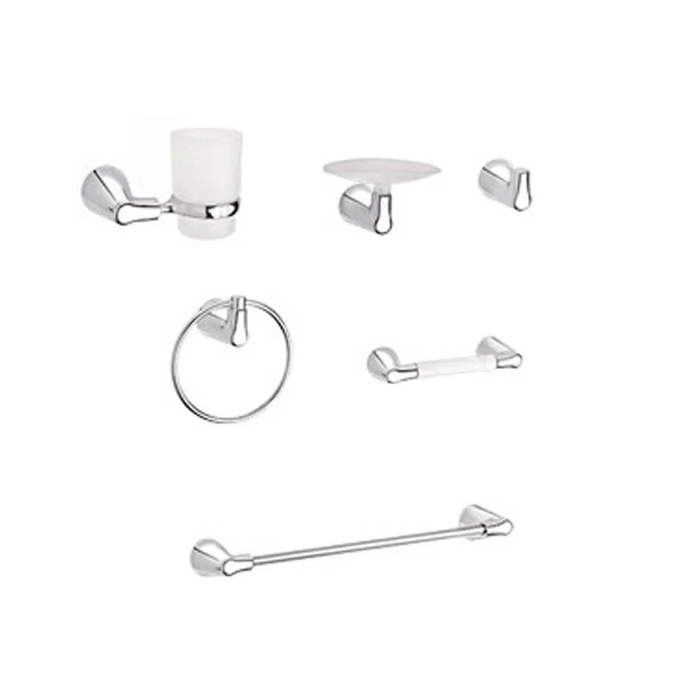 Kit Accesorios Grival Nogal X 6 Corona
