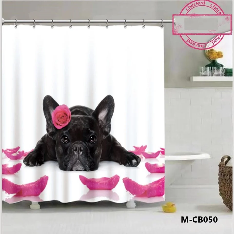 Cortina de Baño Ducha Tela Impermeable, Varios Modelos