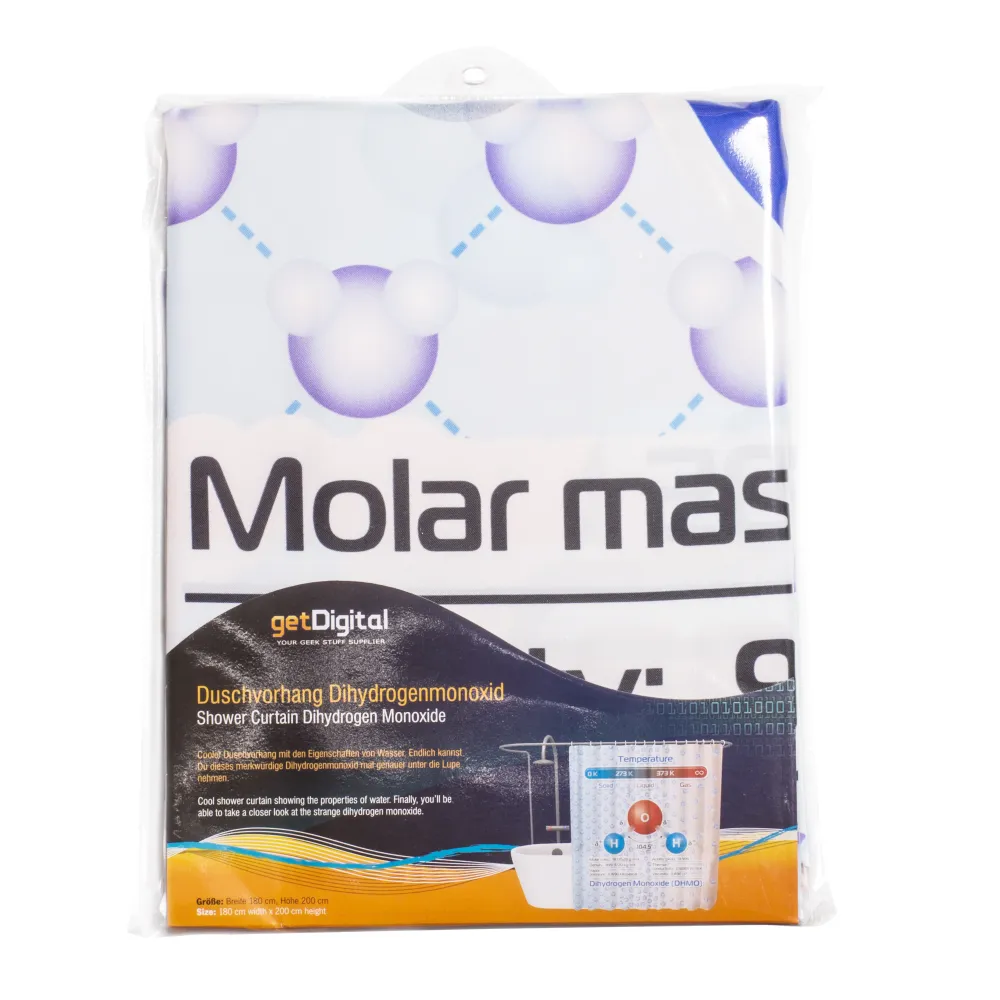 Cortina de ducha Monóxido de dihidrógeno