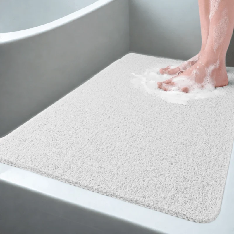 Alfombrilla COMFORTDRAIN – Alfombrilla antideslizante para ducha con sistema de desagüe higiénico Gris Cozey Maison