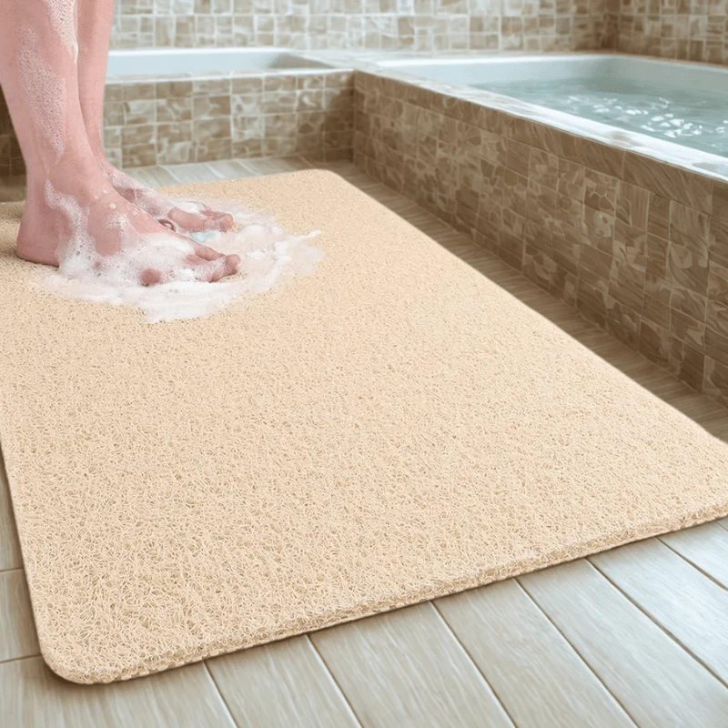Alfombrilla COMFORTDRAIN – Alfombrilla antideslizante para ducha con sistema de desagüe higiénico Gris Cozey Maison