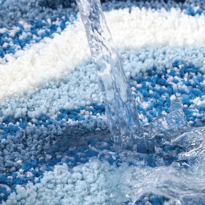 BATHLUXE – Alfombra de terreno orgánica con sensación suave y lujosa Cozey Maison