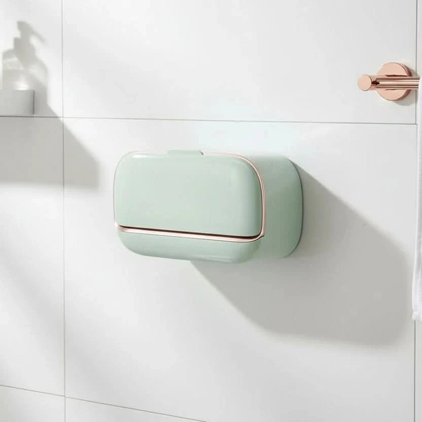 CLEANDRA – Soporte para jabón con desagüe para baño y cocina Cozey Maison