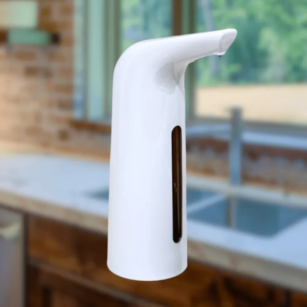 CLEANFLOW – Dispensador automático de jabón con sensor sin contacto y capacidad de 13oz Blanco Cozey Maison
