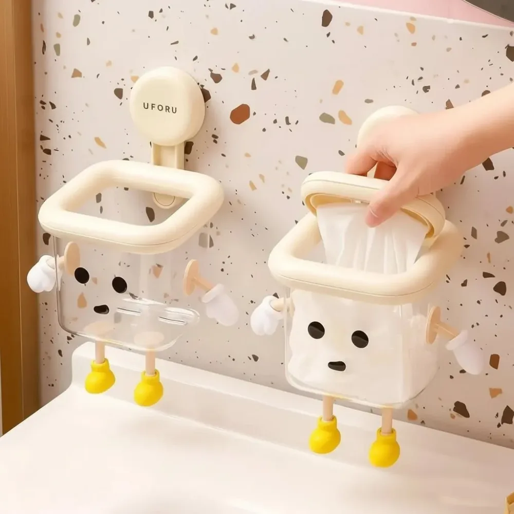 CLEANHOLD – Organizador de varillas con ventosa para baño y área de lavado Cozey Maison