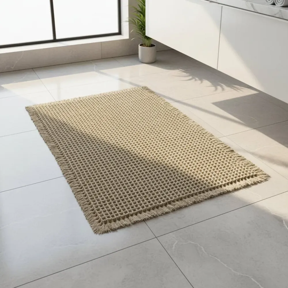 COMFYWAVE – Alfombrilla de baño ultra absorbente y de secado rápido para comodidad diaria Cozey Maison