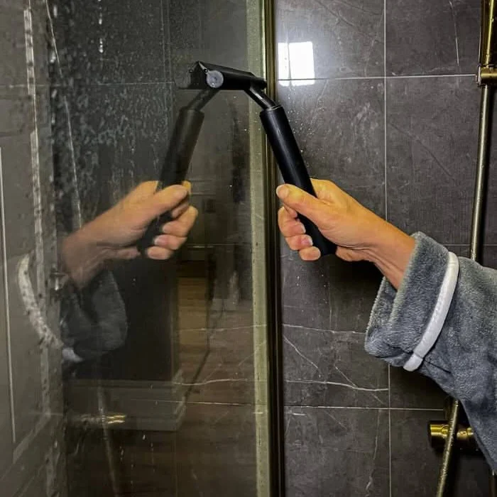 DELUXE – Limpiador telescópico para duchas para superficies de vidrio y azulejos sin rayas Cozey Maison