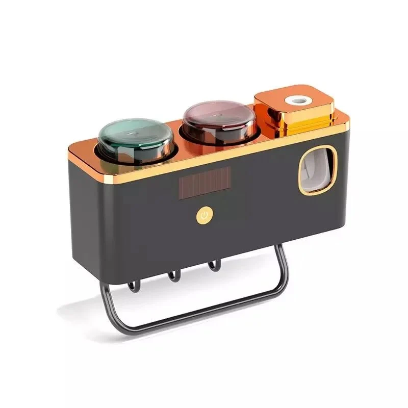 DENTORGAN – Organizador de baño con dispensador de pasta dental y montaje en pared Cozey Maison