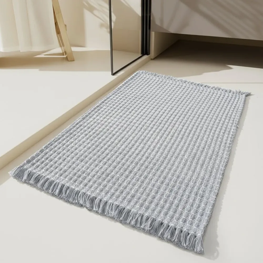 DRYLOOM – Alfombrilla de baño gruesa de microfibra absorbente para suelos de baño seguros Cozey Maison