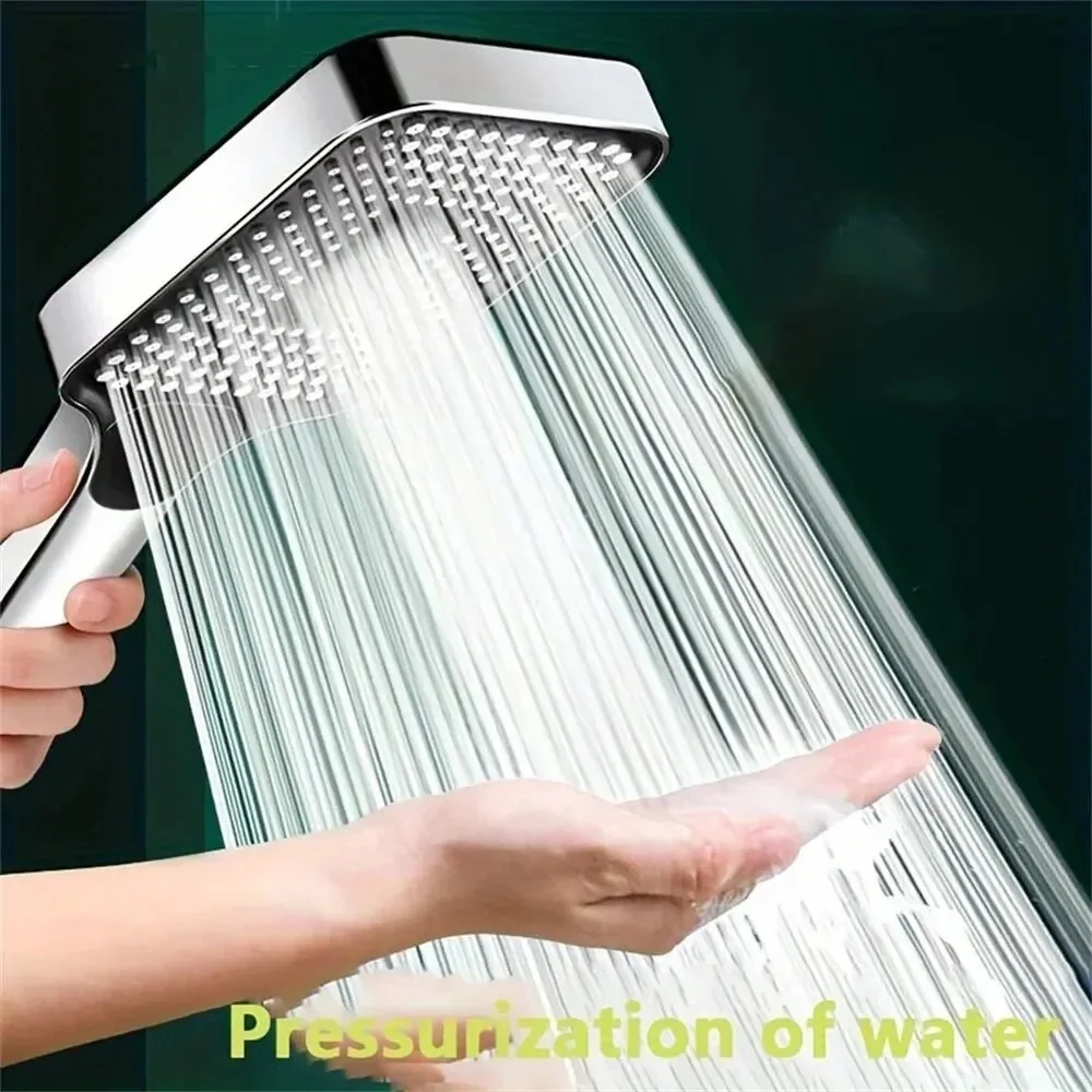 HYDROPUSH – Cabezal de ducha de mano ajustable de alta presión con 3 tipos de chorro Cozey Maison