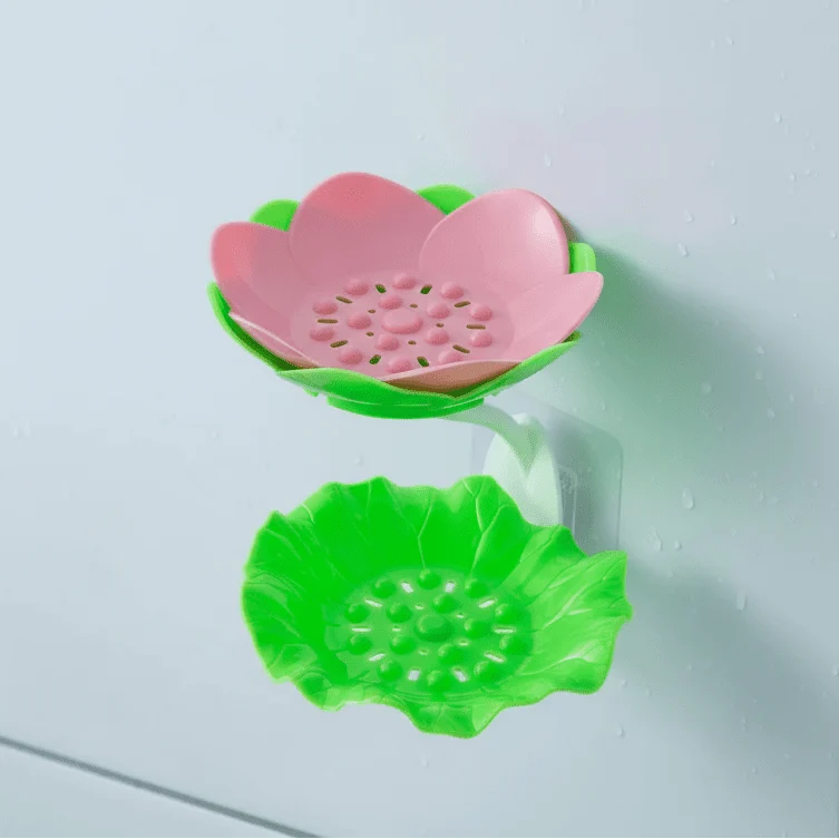 LOTORA – Plato de jabón Lotus con desagüe para baño Cozey Maison