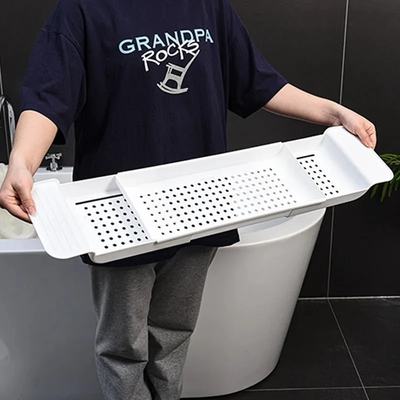LUXTUB – Bandeja extensible para bañera para la organización diaria del baño Cozey Maison