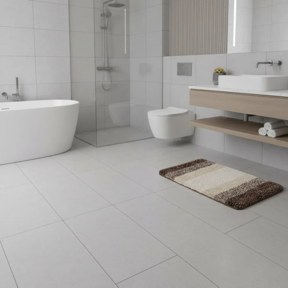 MODUDRY – Alfombrilla de baño de microfibra de secado rápido para comodidad y seguridad Cozey Maison