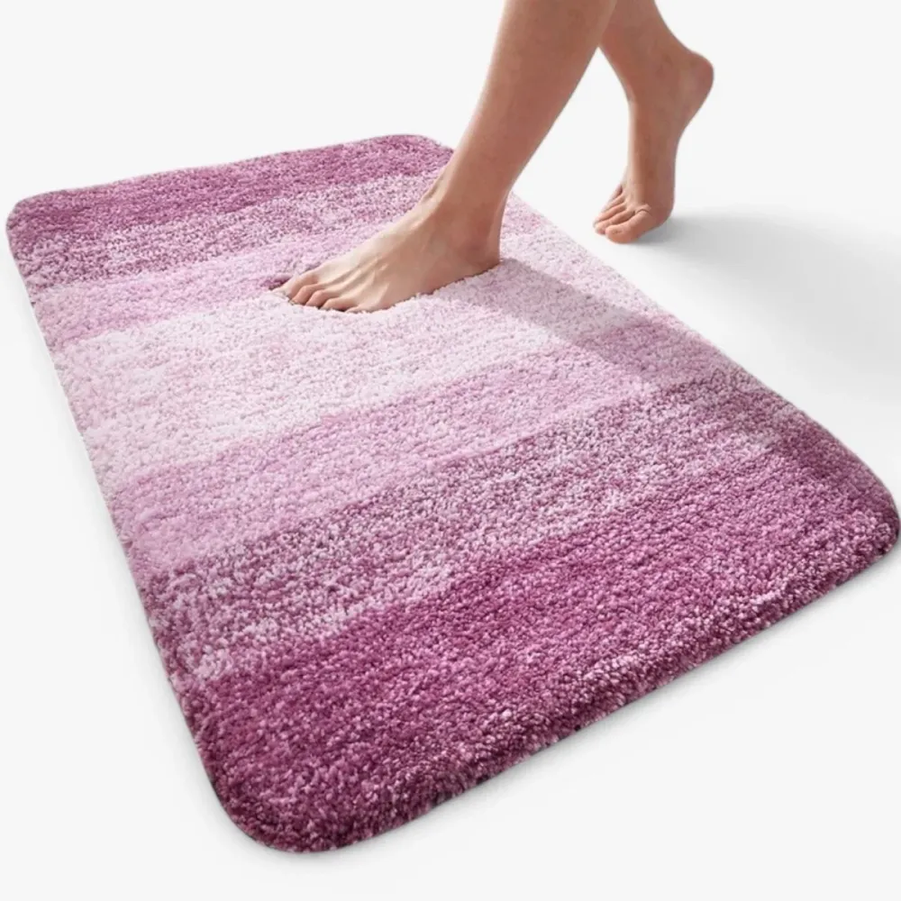 MODUDRY – Alfombrilla de baño de microfibra de secado rápido para comodidad y seguridad Cozey Maison