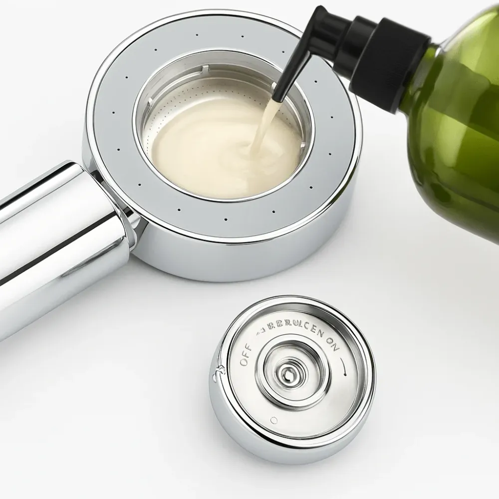 PUREJET – Cabezal de ducha de alta presión de doble cara con distribución de jabón integrada Cozey Maison