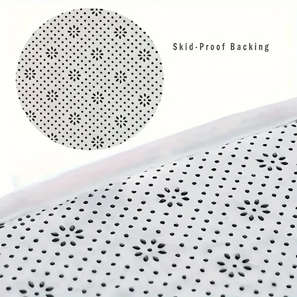 PURELY SECURA – Alfombrilla de baño curva, absorbente y antideslizante para la ducha Cozey Maison