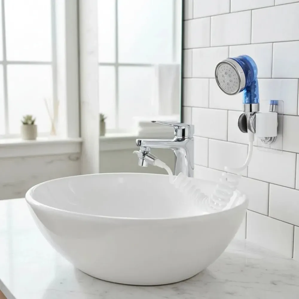 WASHMATE – Set de manguera con rociador para fregadero para cuidado del pelaje y limpieza Cozey Maison