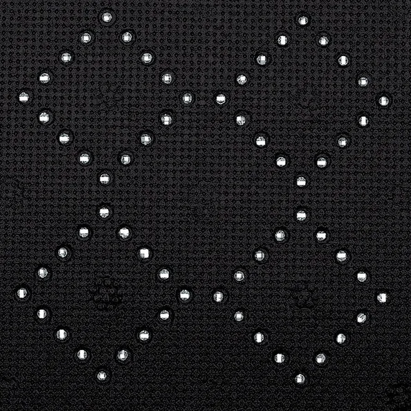 Cuscino da bagno per vasca PVC modello Alaska colore nero