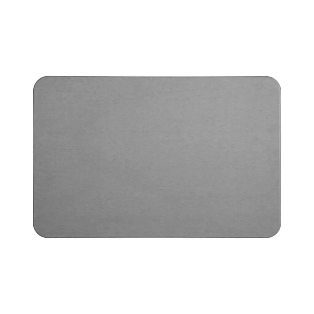 Alfombra de Diatomita 39x60cm Gris, Roca Natural Porosa, Ligera y Rígida, Ultra Absorbente, Antideslizante, Higiénica, Con...