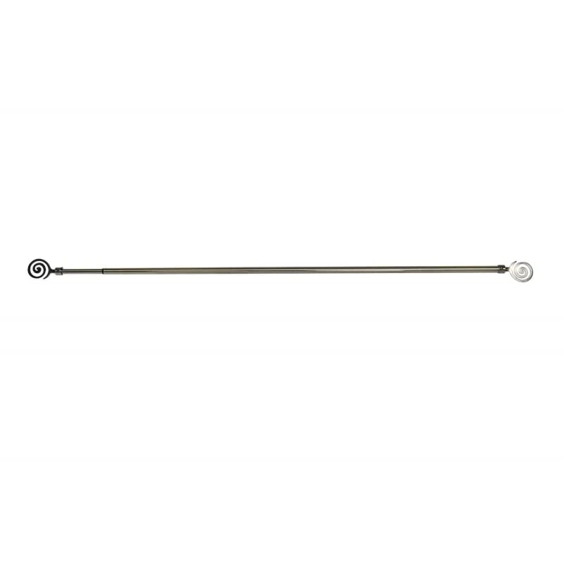 Barra de Cortina Extensibles de Metal Bronce Universal para Dormitorio o Salon de 120-210 cm Circulos damdamgo